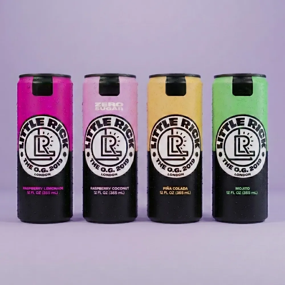 Little Rick sparkling drinks — four bold flavours